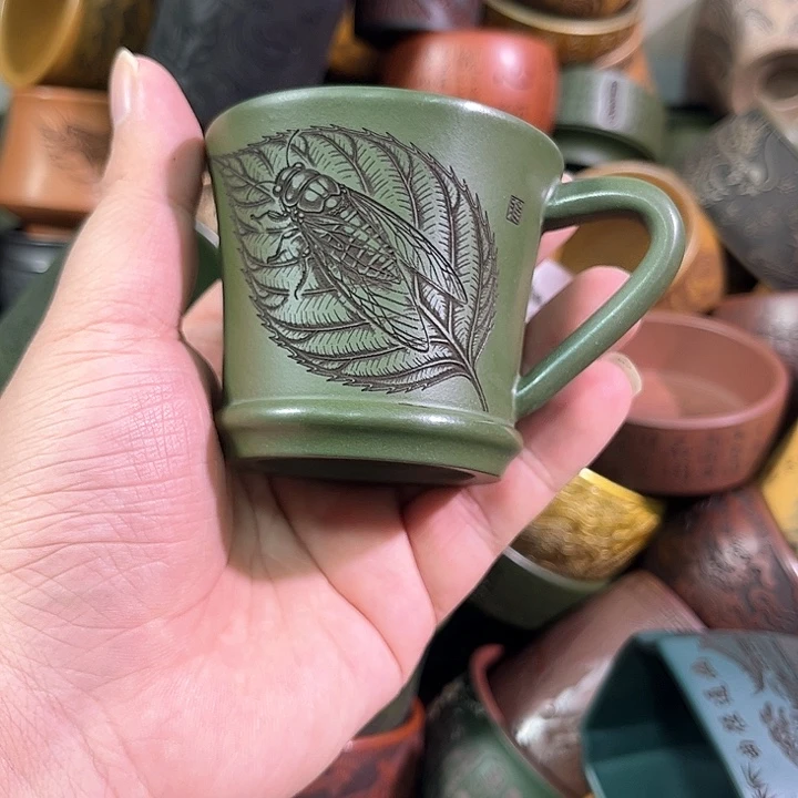 茶杯紫砂全手工紫砂主人杯