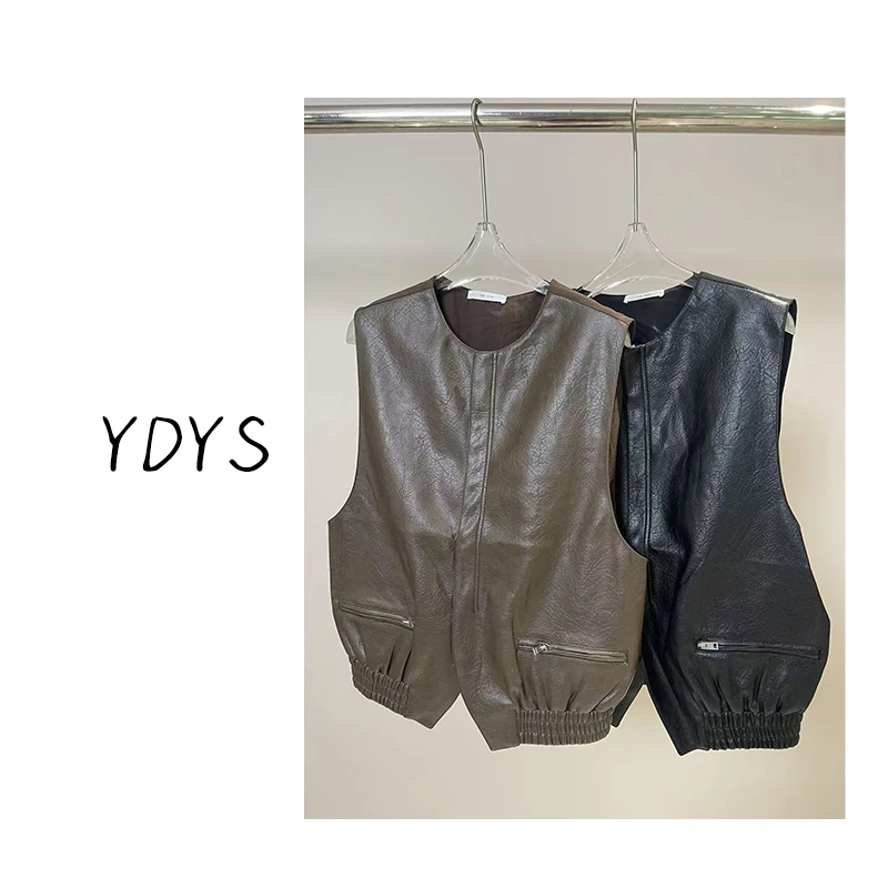 【YDYS】25K00313 2025新款时尚气质小众背心马甲