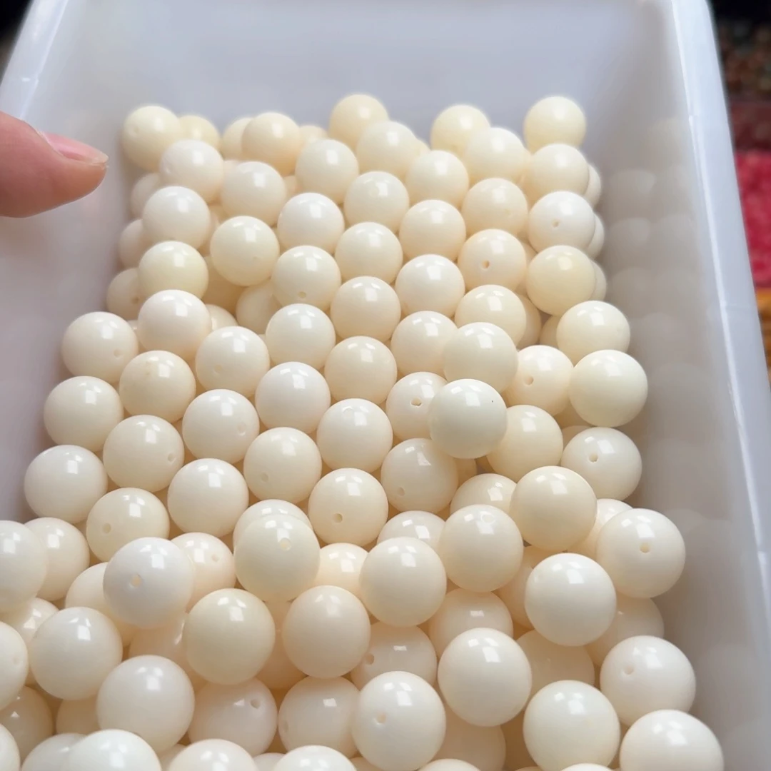 菩提根/象牙果吊坠50颗白圆15