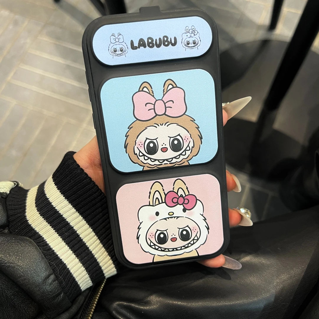 拉布布磁吸翻盖折叠支架适用于华为mate60pro手机壳P70pro/mate50