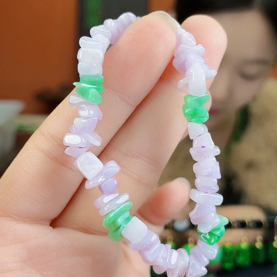 翡翠未镶嵌耳饰饰品