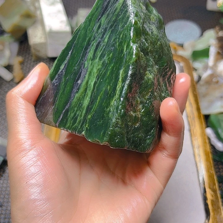 未镶嵌和田玉珠宝半成品好****安