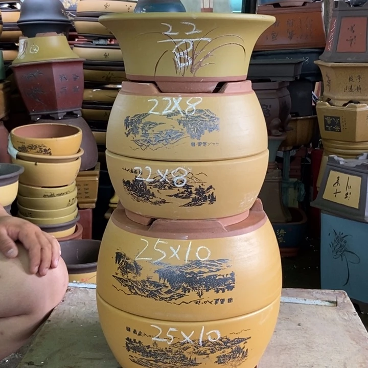 紫砂花盆紫砂紫砂