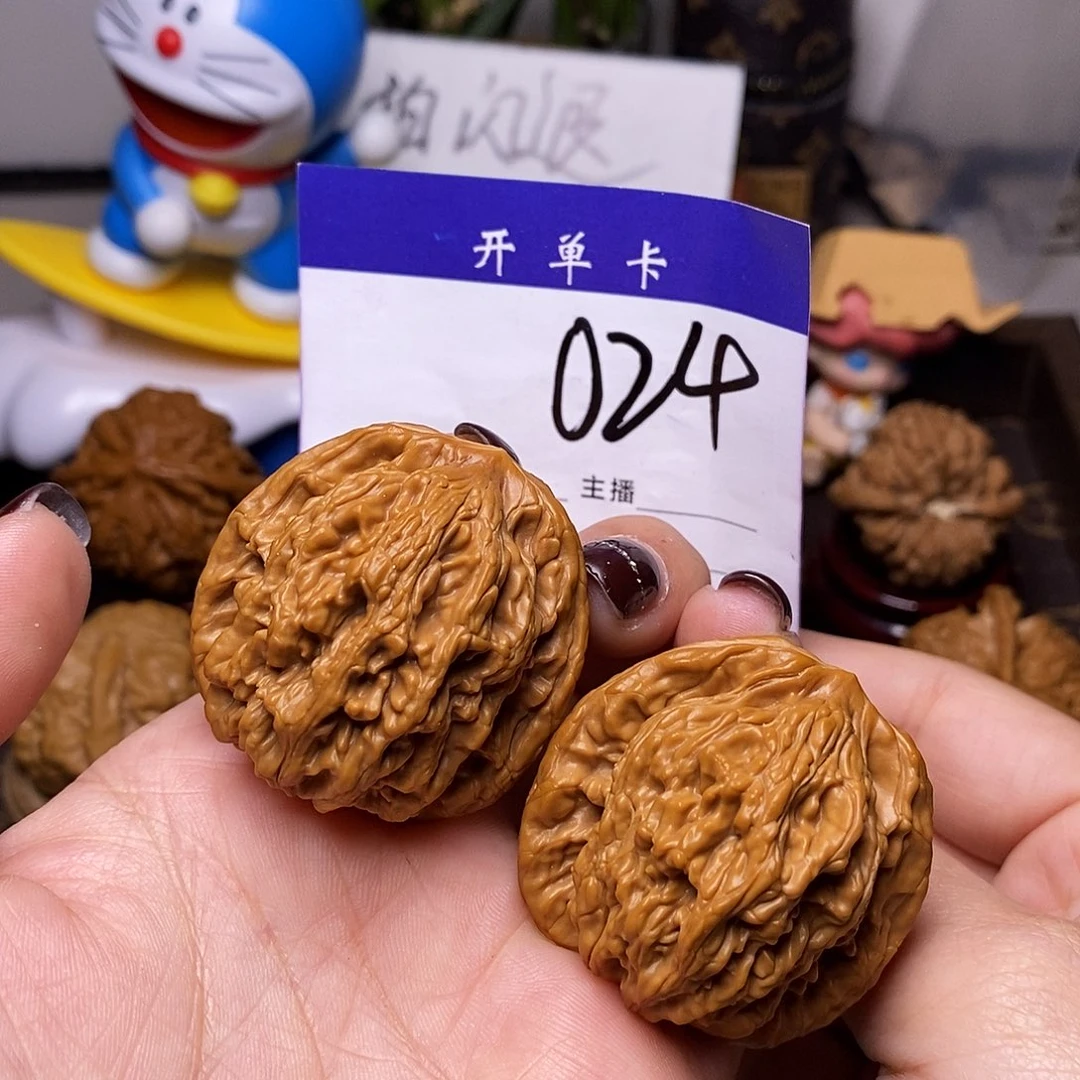 桃核吊坠文玩核桃麦穗虎头41修n