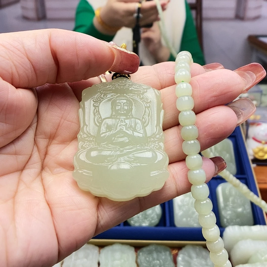 【闪购商品】和田玉颈饰未镶嵌a**丫