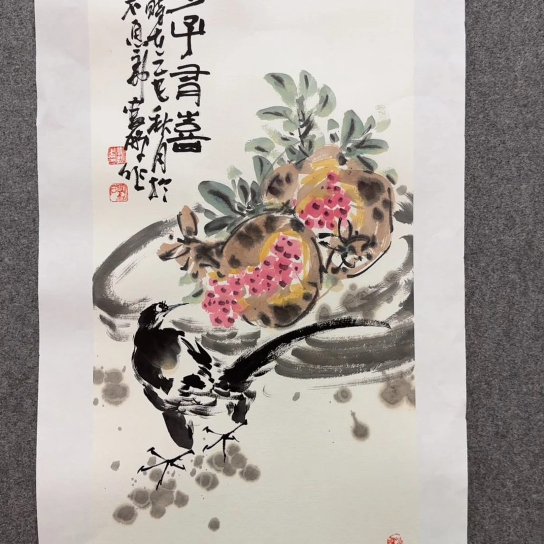 国画娄鹏老师手绘作品