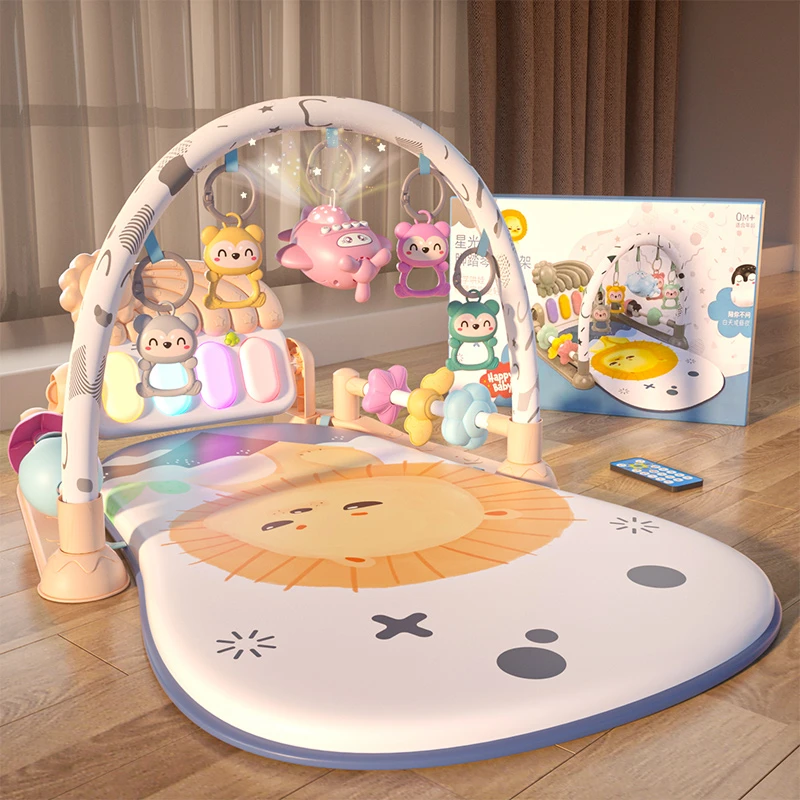 婴儿脚踏钢琴健身架益智0到3个月1岁6满月礼物新生幼儿宝宝玩具