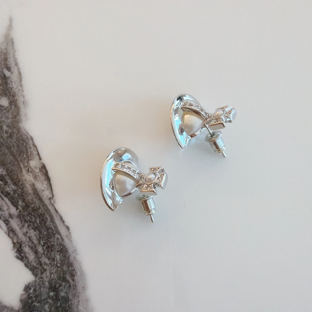 铜合金锆石耳饰 【AG•饰品】耳环AG00256