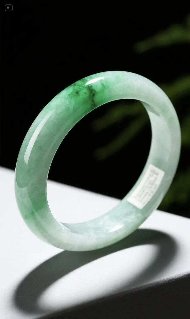 时尚飘花美人镯多样性                        翡翠 非遗手工艺