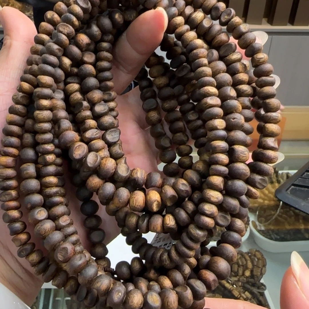 沉香手串多样性发1条紫棋包头高货18克