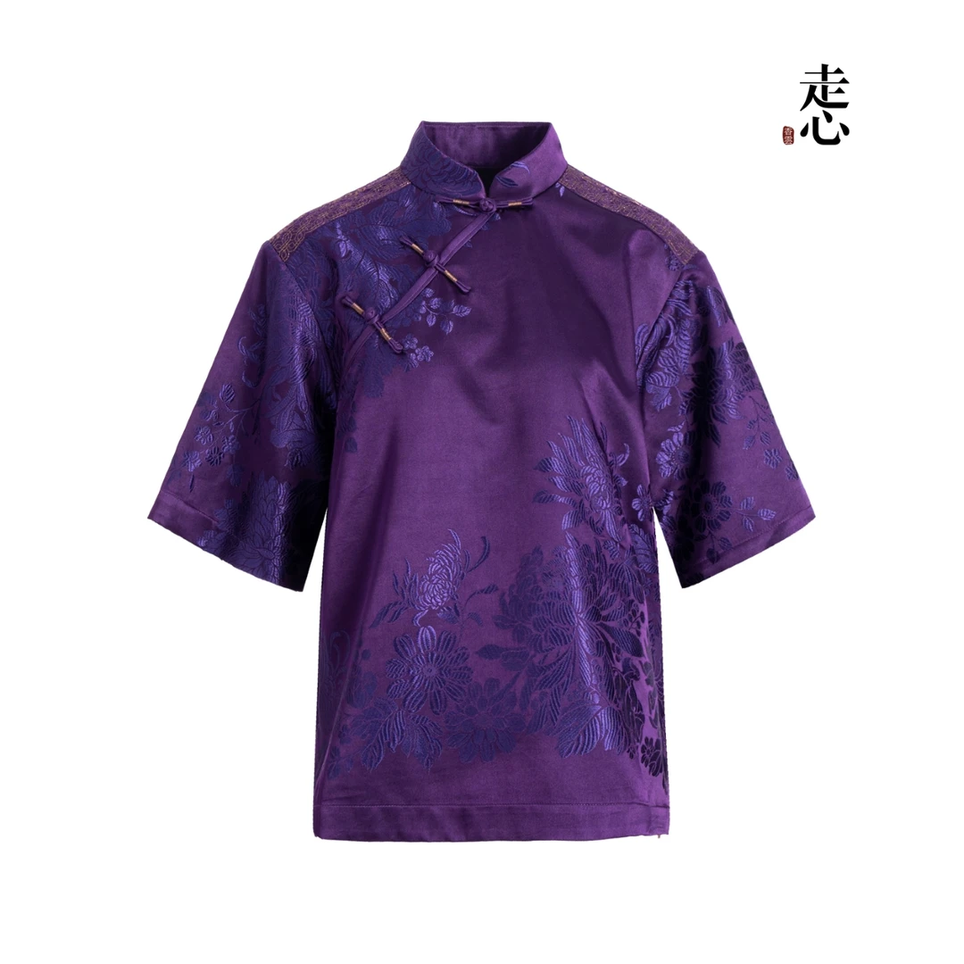 【香云走心】老缎料套头衫24ZCS3959