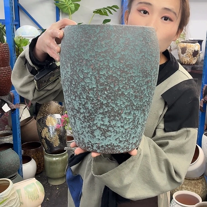 20×29 -粗陶花盆有孔买买买