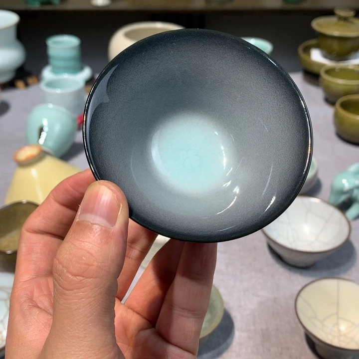 龙泉青瓷铁胎斗笠