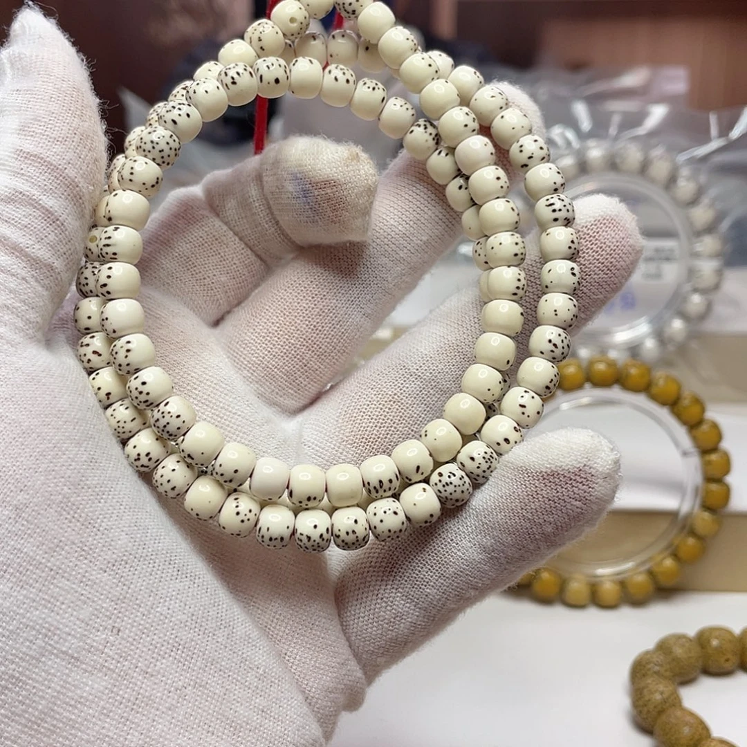 行***提星月菩提吊坠7/6原生态带月通体108长串