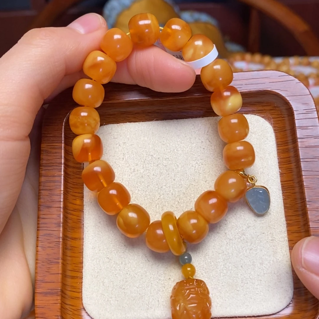 【闪购商品】蜜蜡手链未镶嵌手串