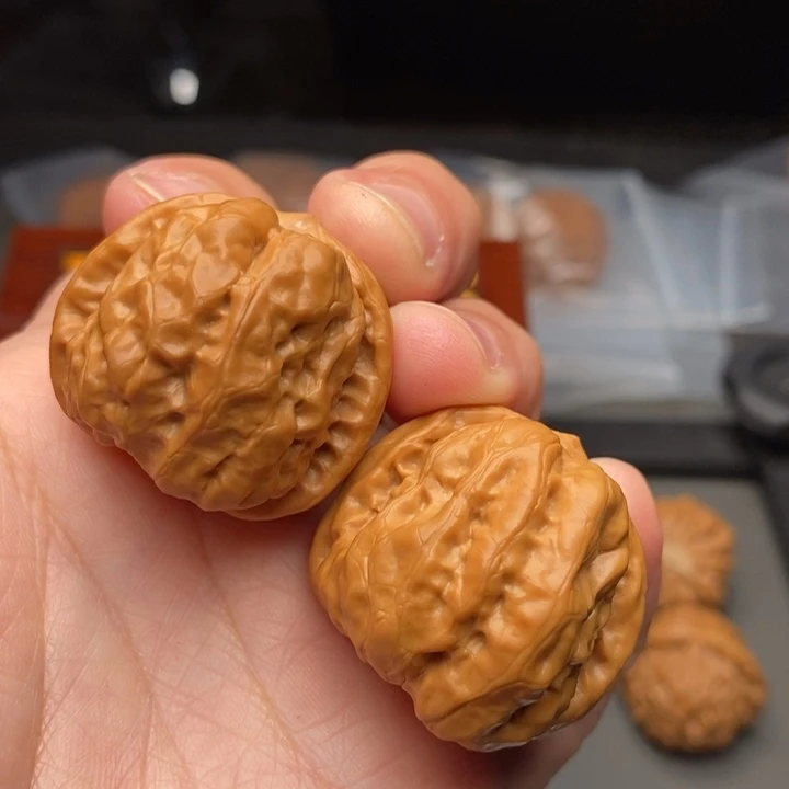 文玩核桃把件蛤蟆头34