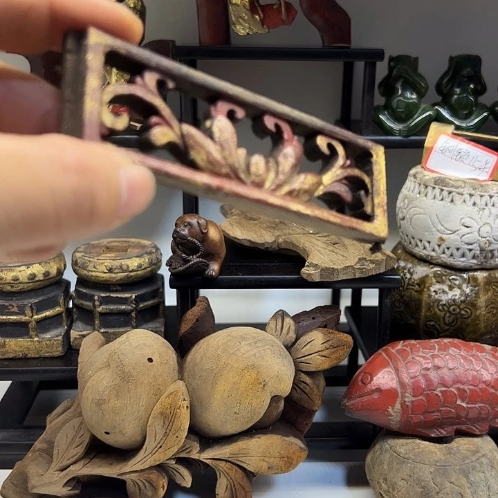 木（非红木类）?****。木雕小花节一个