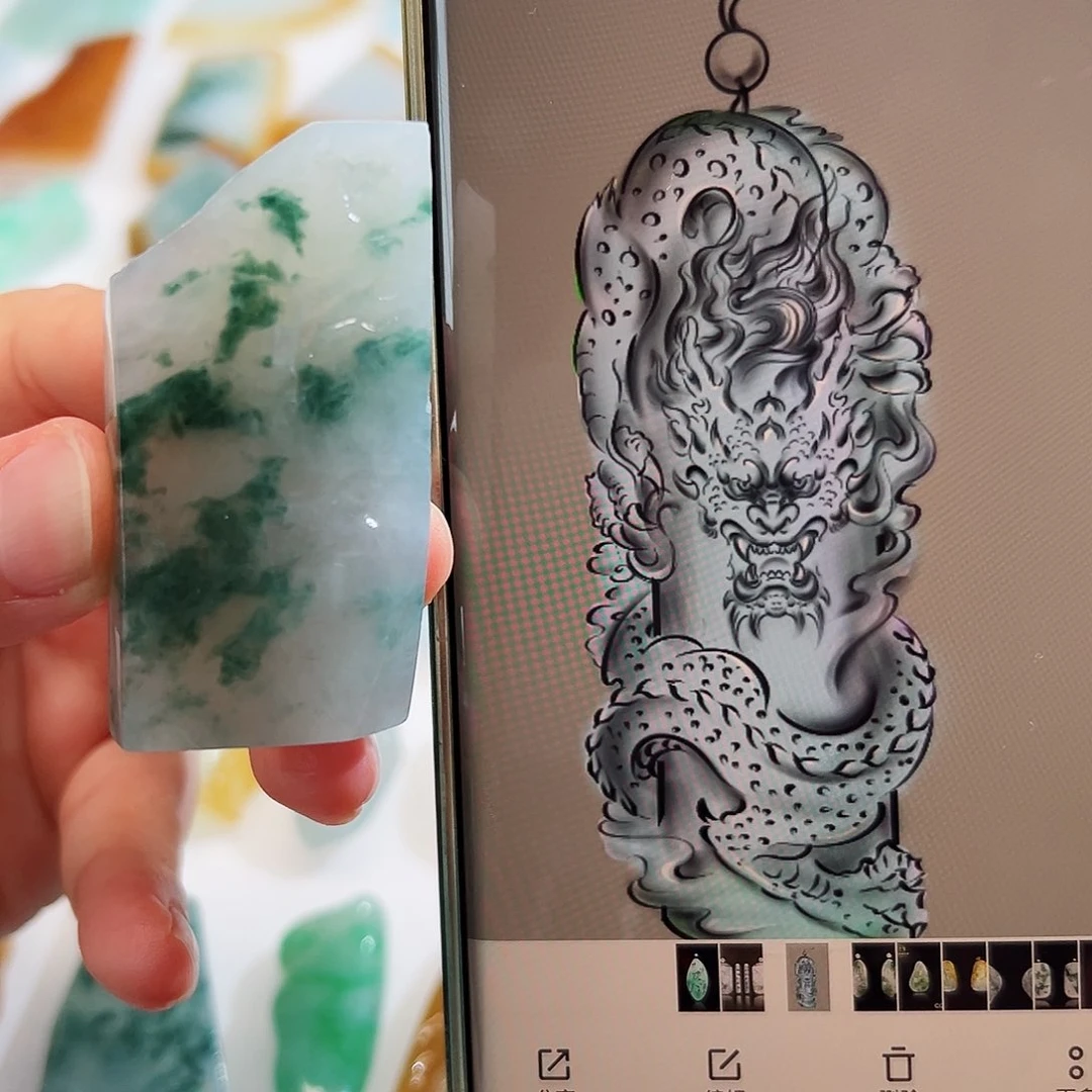 定制翡翠未镶嵌翡翠定制