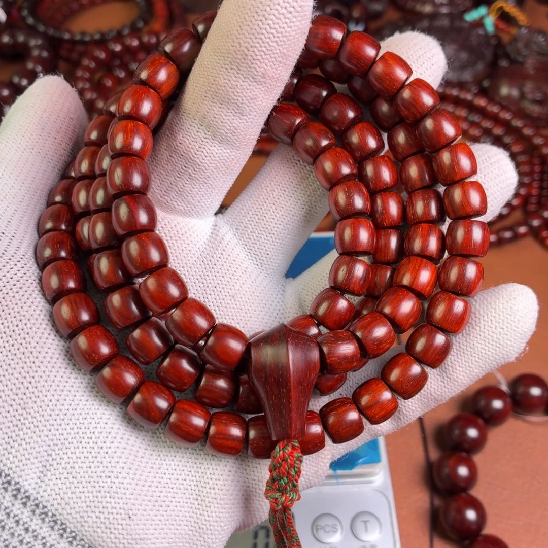 大***袍小叶紫檀手串/手链檀香紫檀8✖️9精工直切无胶无蜡