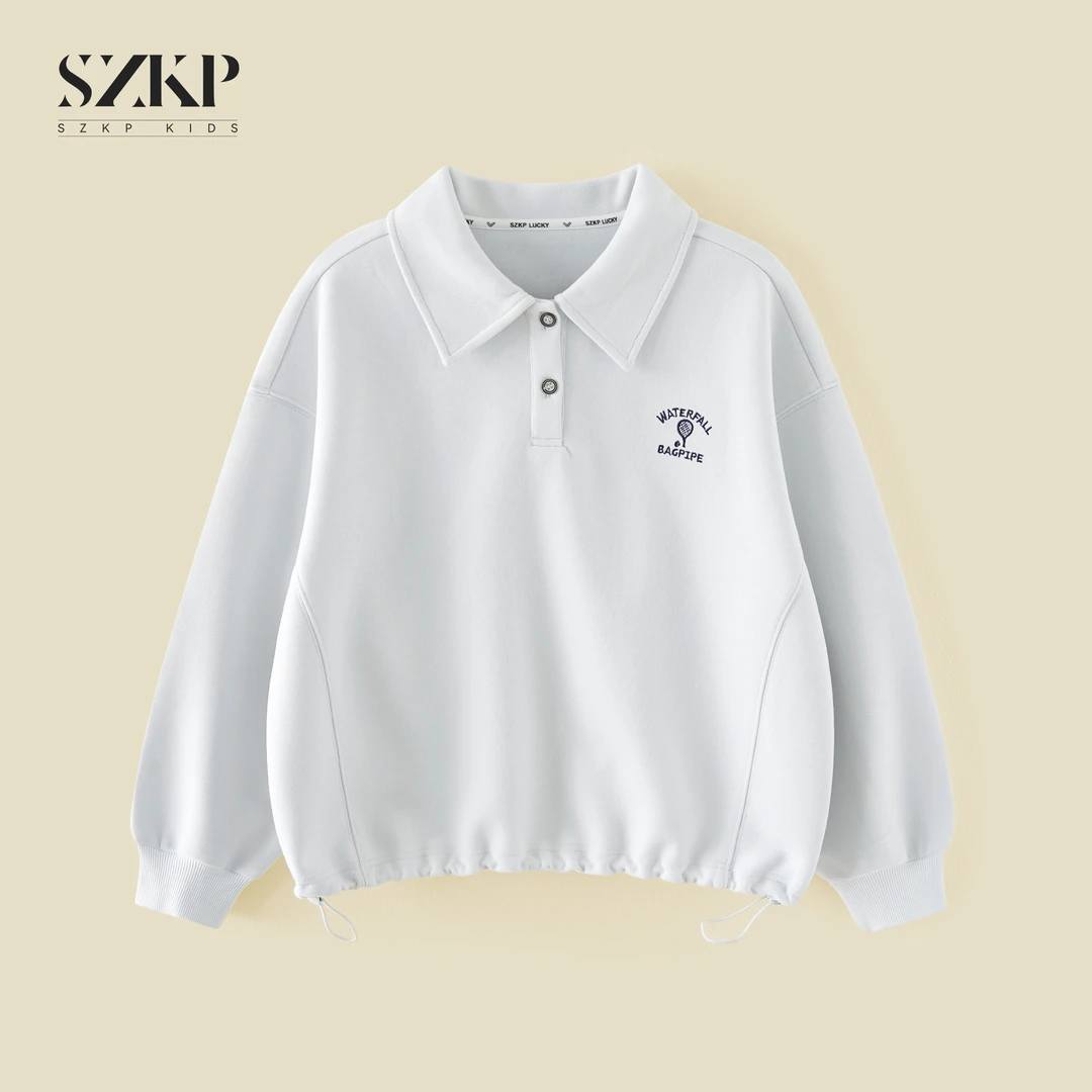 SZKP秋季新款女童装百搭上衣中大童休闲时尚儿童卫衣YNYQ553157