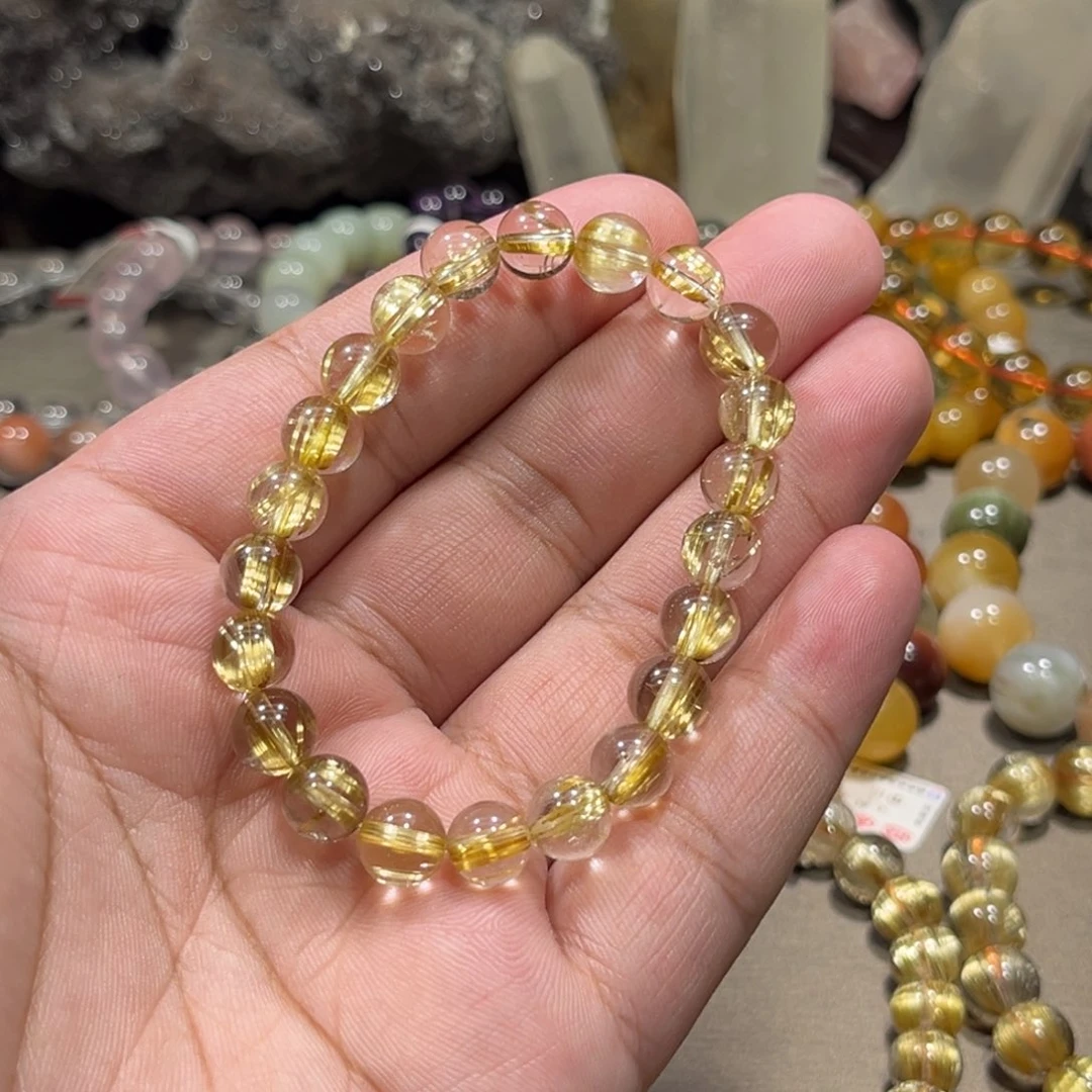 手串未镶嵌水晶钛晶