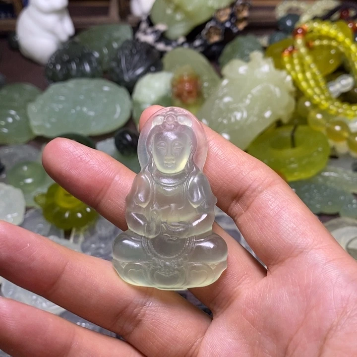 岫玉未镶嵌岫玉挂件