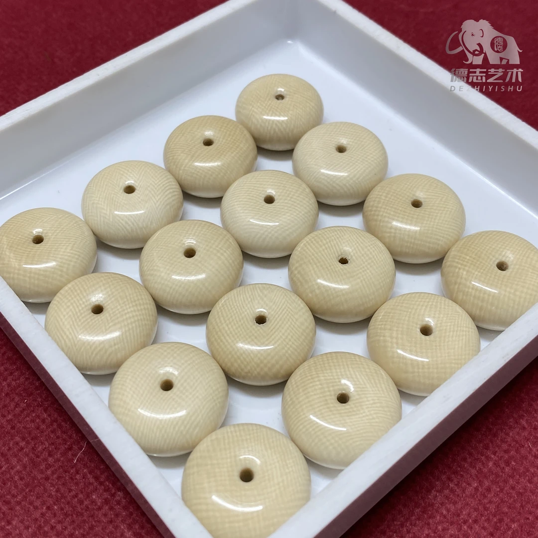 DEZHI/德志【爆满纹】约19x9mm4g平安扣猛犸吊坠多样性一件P1
