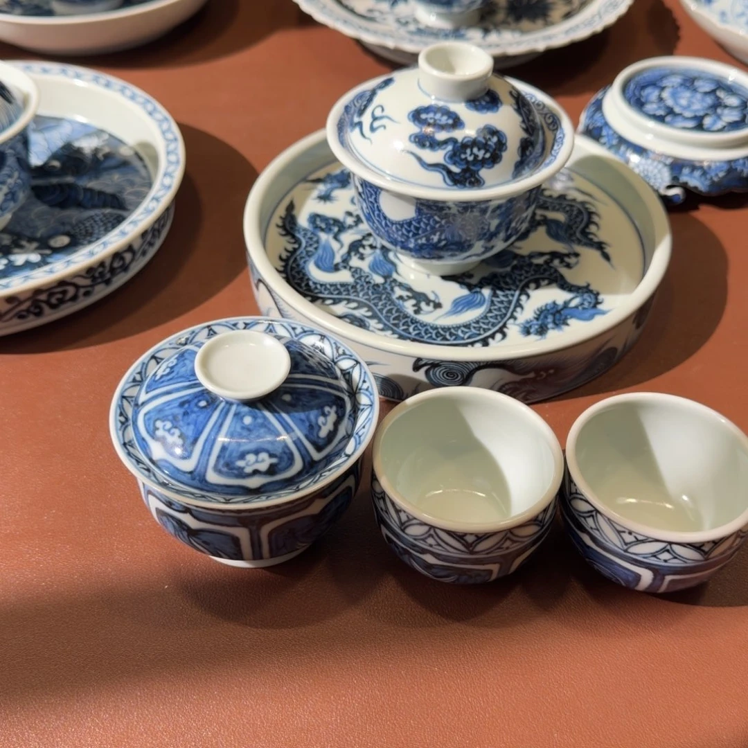 村***.手工手绘茶具微瑕