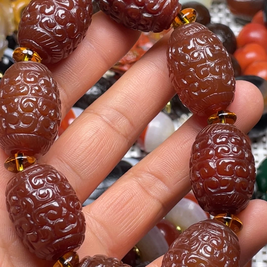 玛瑙/玉髓未镶嵌颈饰