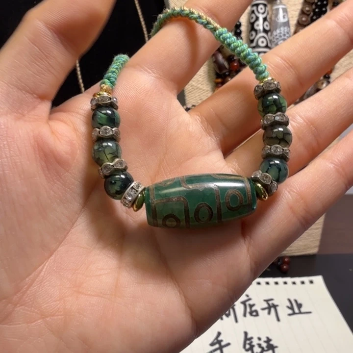 未镶嵌手链玛瑙/玉髓天珠项链3
