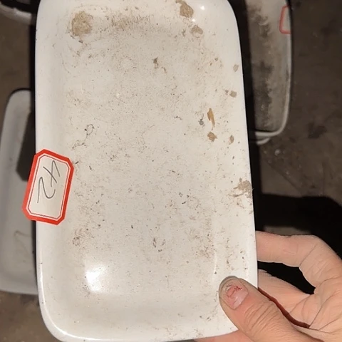 瓷片国营厂库存微瑕20厘米42