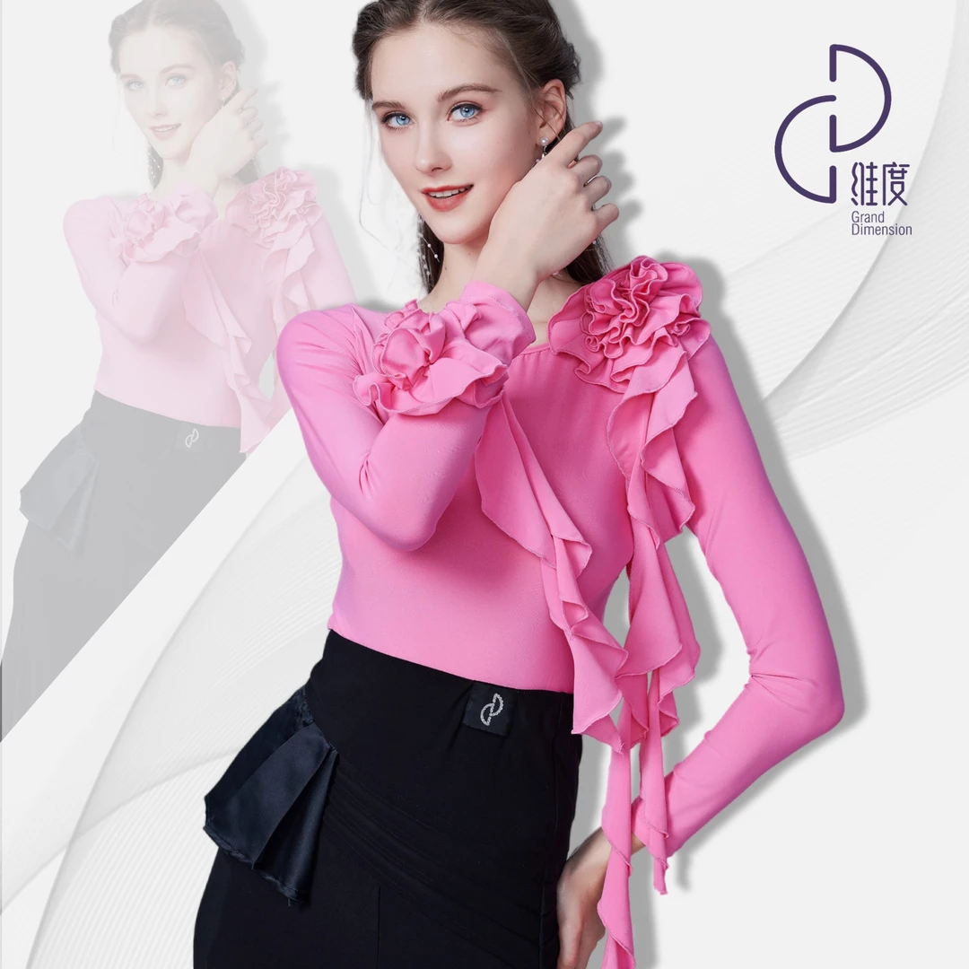 【维度舞服】Y522新品女士上衣摩登舞蹈服