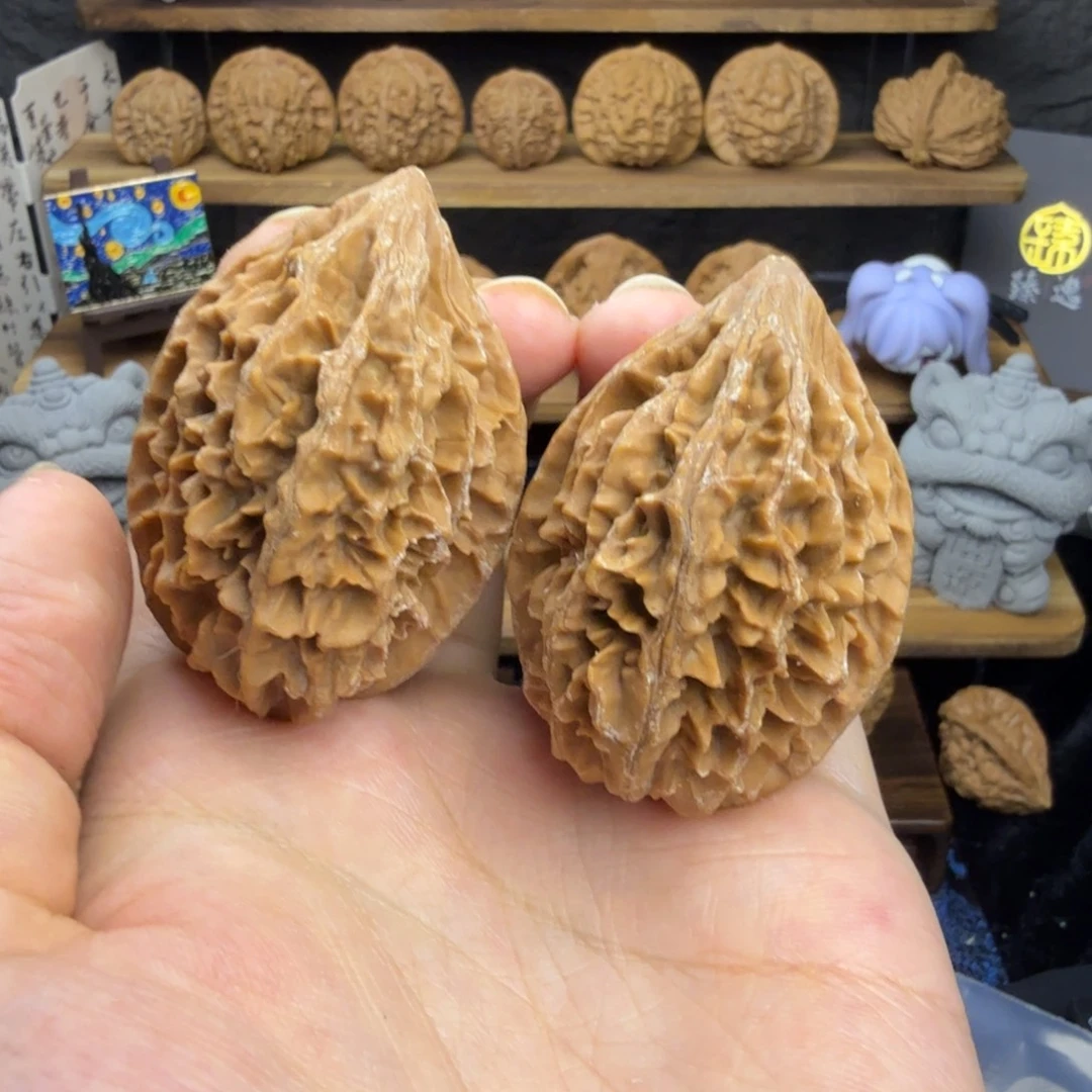 赠***盏把件文玩核桃38尺招财鼠