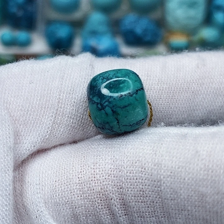 绿松石未镶嵌天然原矿 地大质检