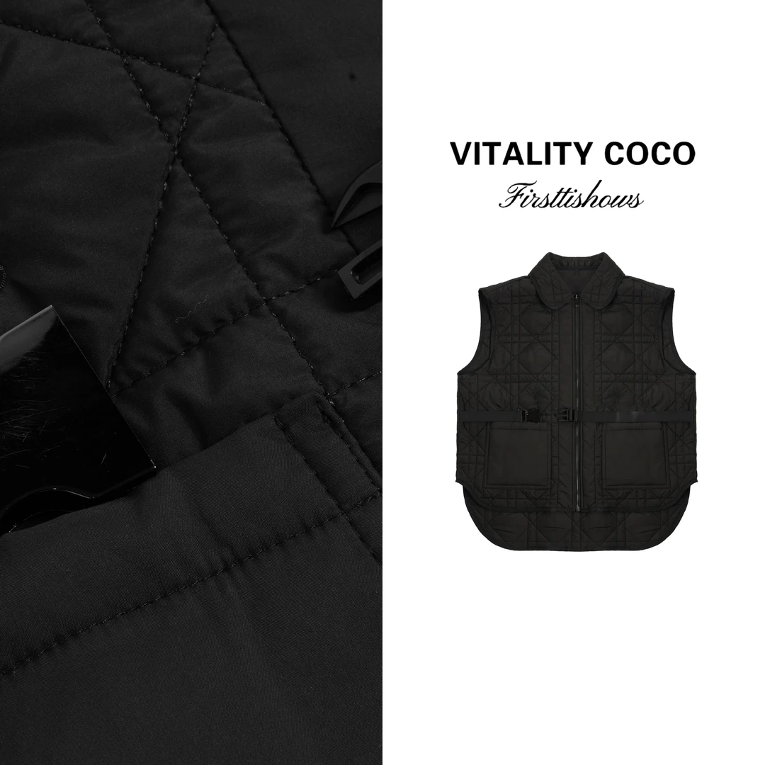 VITALITY COCO·CD系列新款女装 高定棉服马甲-2510