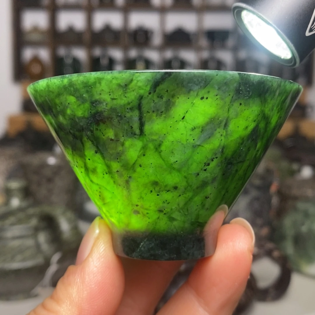 藏玉药王石福利款斗笠杯70cc