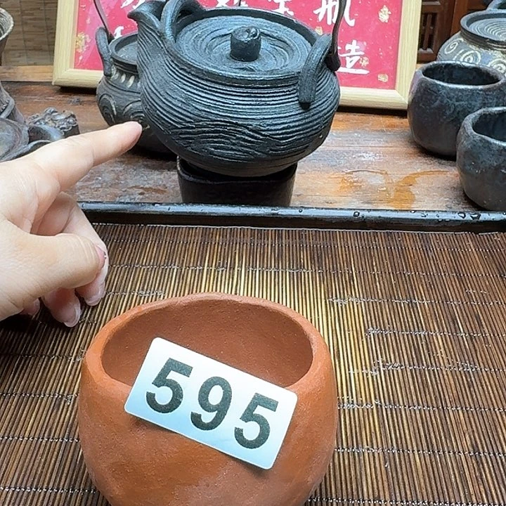 纯手工制作粗陶茶具s**.