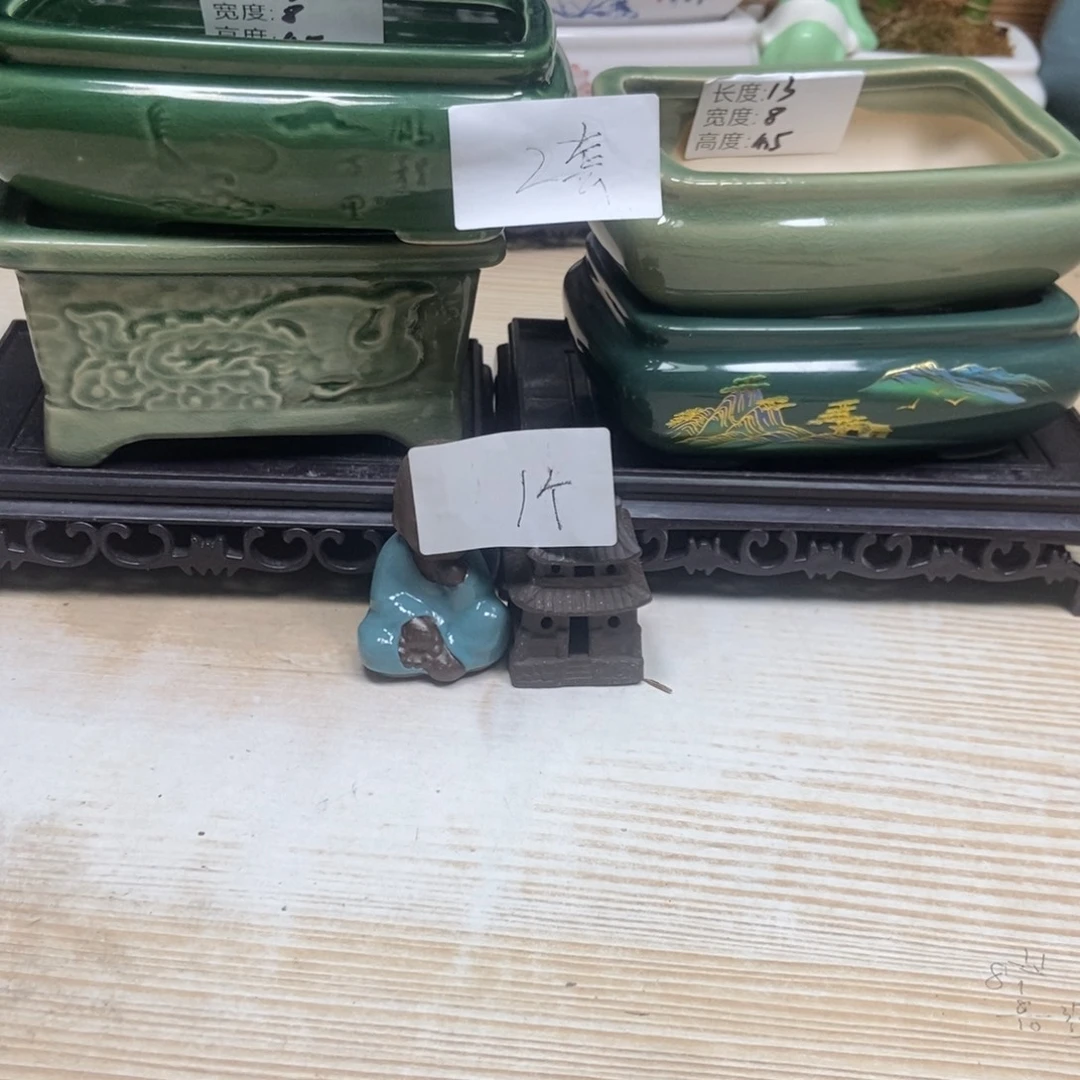 瓷片陶瓷花盆陶瓷艺术