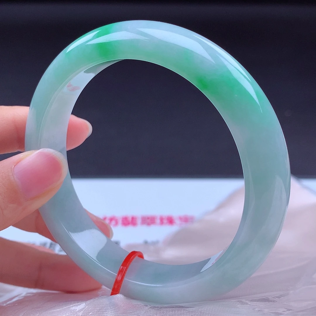 翡翠未镶嵌手镯手镯001387