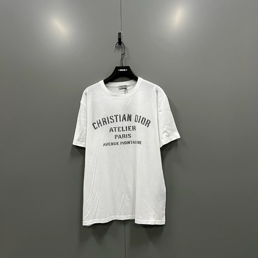 全新未使用 DIOR/迪奥 （ll）白色印花logo短袖