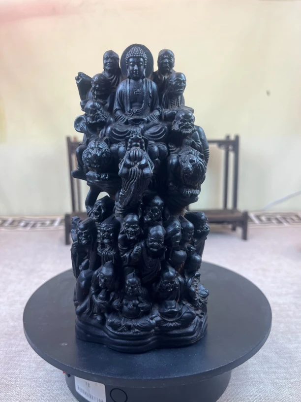 十八罗汉 家居饰品小摆件 原木原色尺寸高20cm