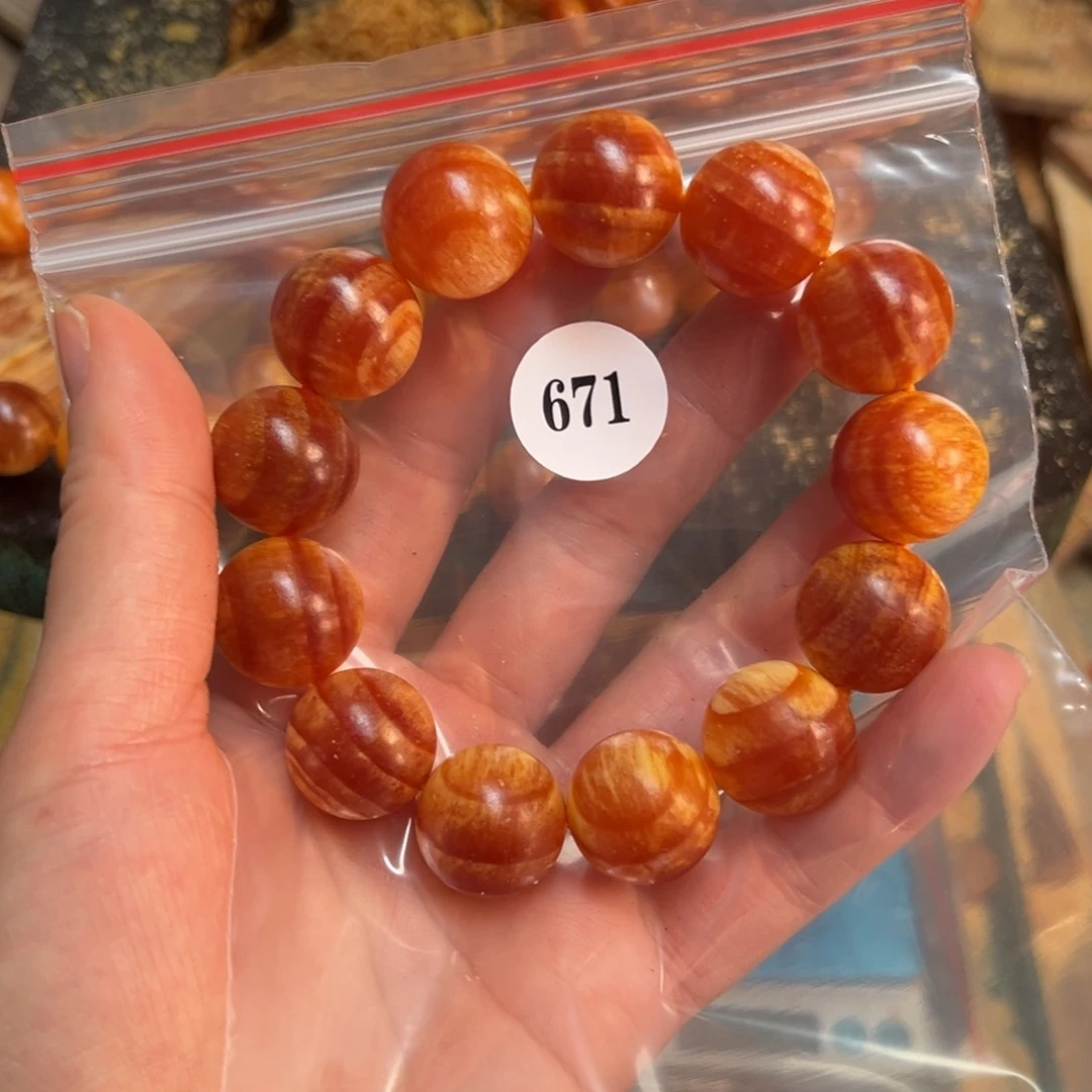 松木（琥珀木）手串/手链拾*671号1.8