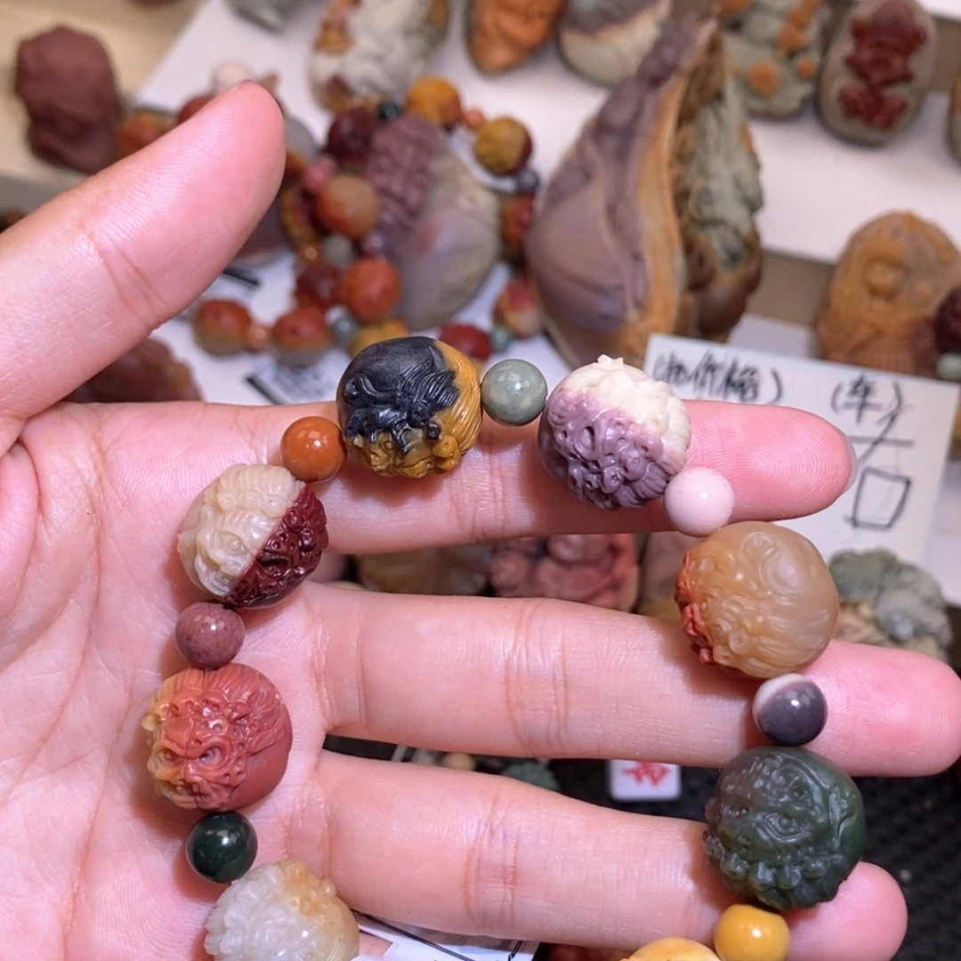 石英质玉（阿拉善玉）未镶嵌手链