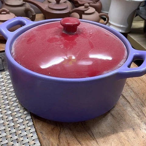 微瑕，明火，口径21高度9，2L带盖