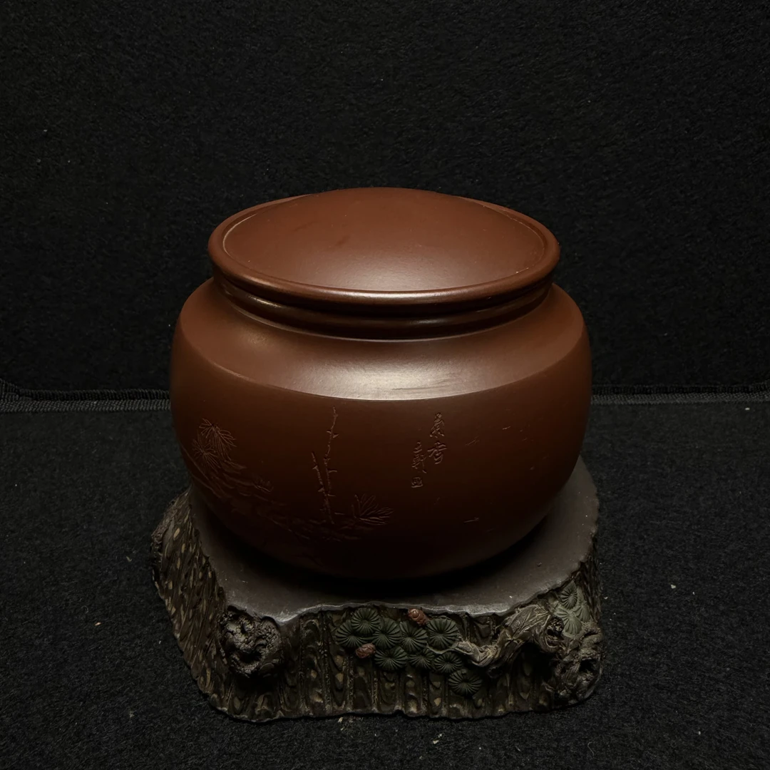 34/121234//紫砂醒茶罐/
