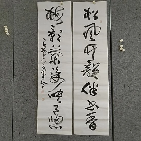 书法宋秉民。梅影兰姿