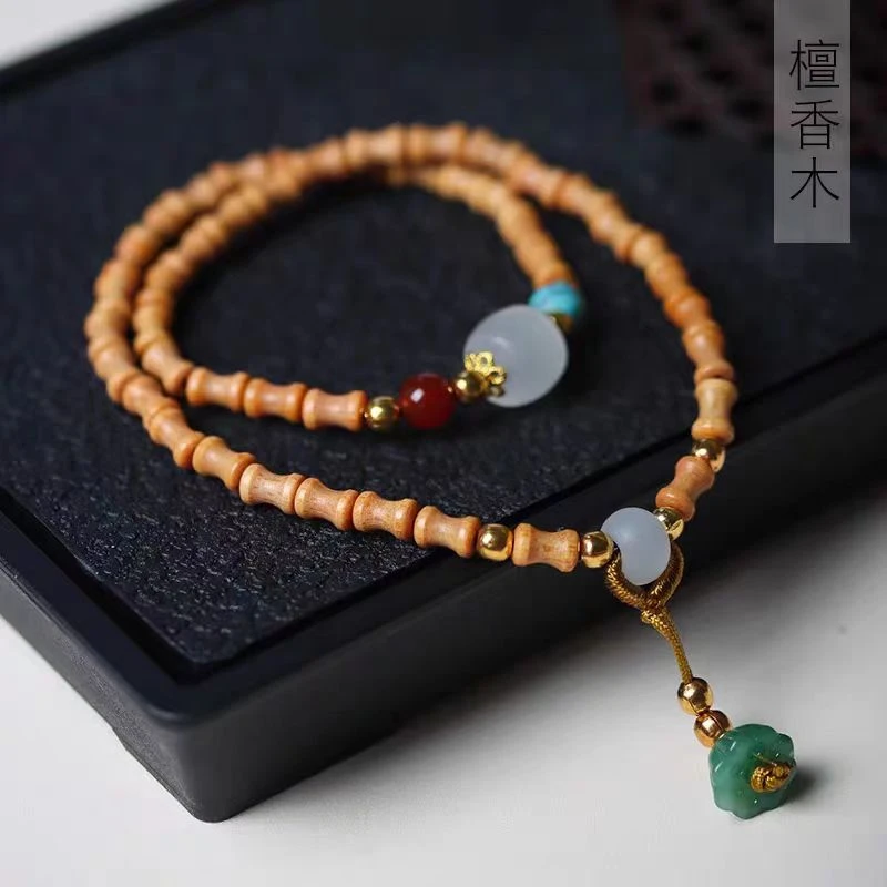 十日谭原创 洛神檀香手串