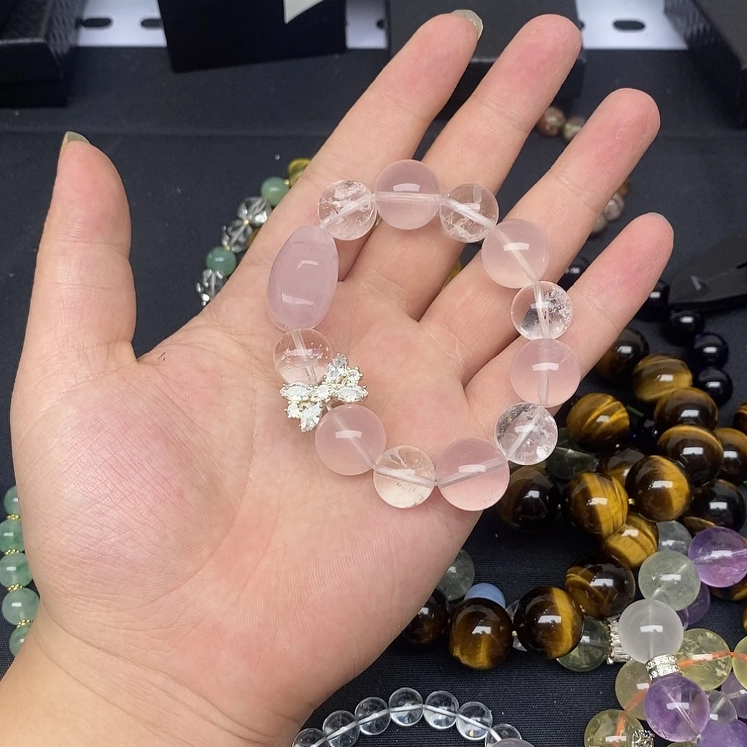 水晶手链未镶嵌哈哈哈