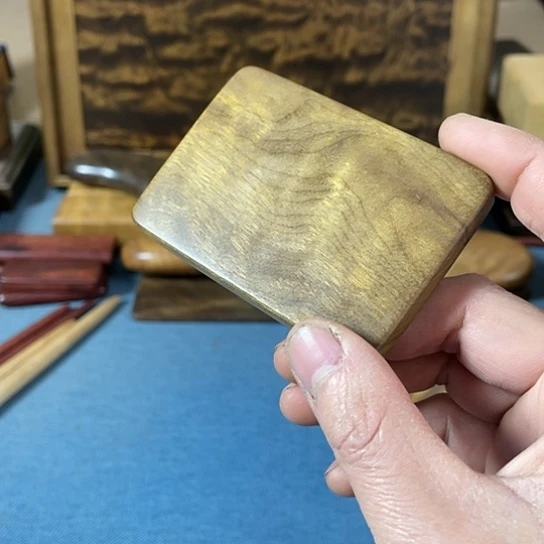 【闪购商品】灵**下金丝楠阴沉木无事牌