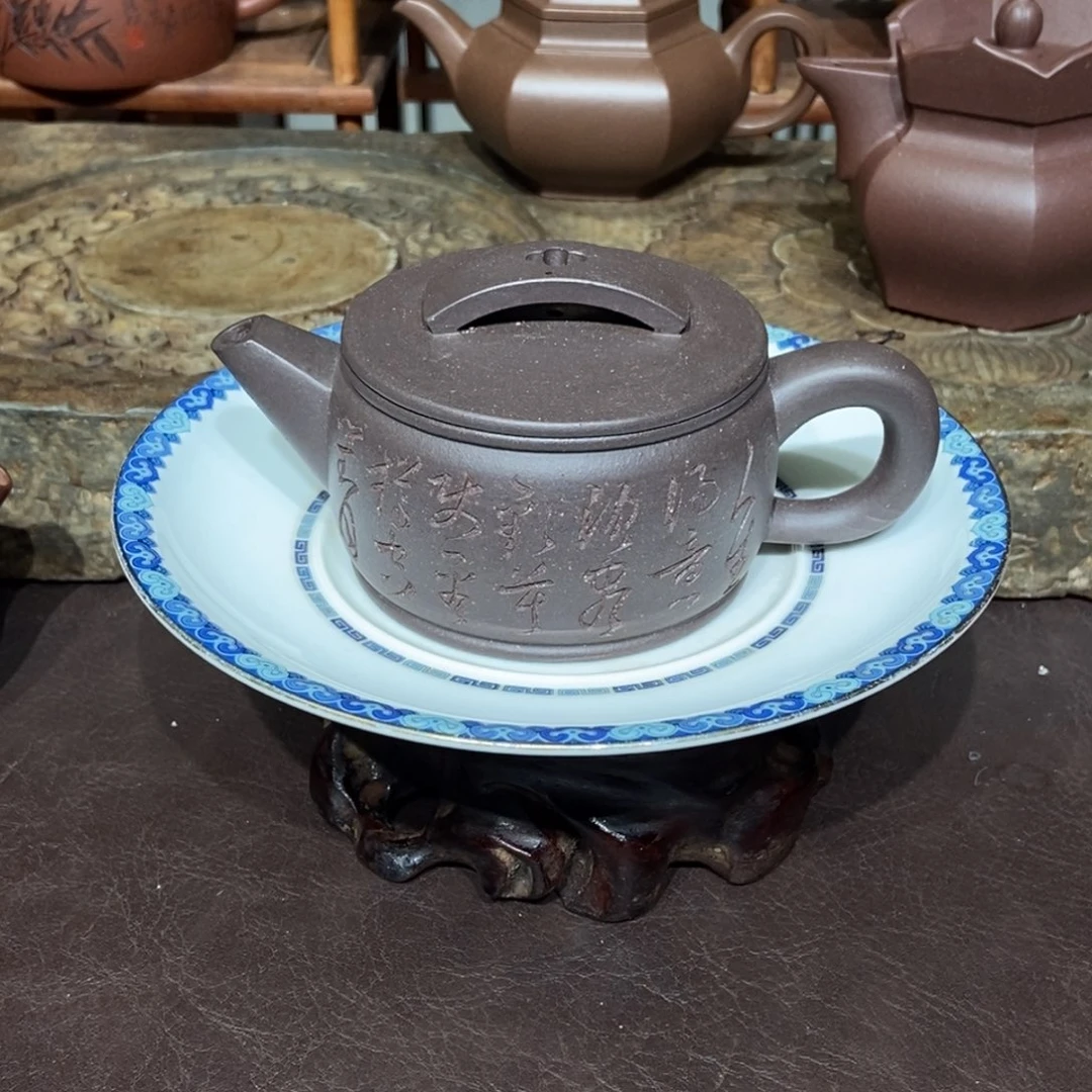 鱼***紫砂茶壶全手160容量